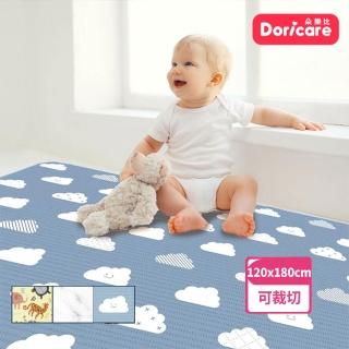 【Doricare朵樂比】超Q彈防護遊戲地墊120x180cm可裁切12mm(三款任選)