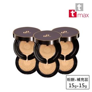 【ttmax】珍珠光感舒芙蕾氣墊粉餅SPF33★★★(3+3超值6件組)