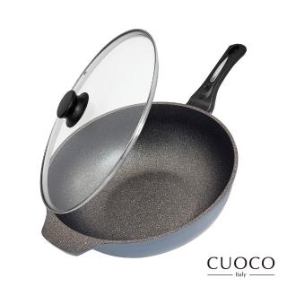 【義大利CUOCO】鈦晶岩大寶鍋組34cm(附蓋)
