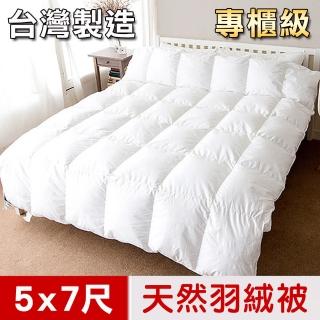 【凱蕾絲帝】台灣製造-耐寒5℃純天然羽絨毛被(單人5x7尺)