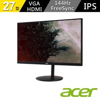 【Acer 宏?】XV272U P 27型 IPS 144hz 無邊框電競螢幕