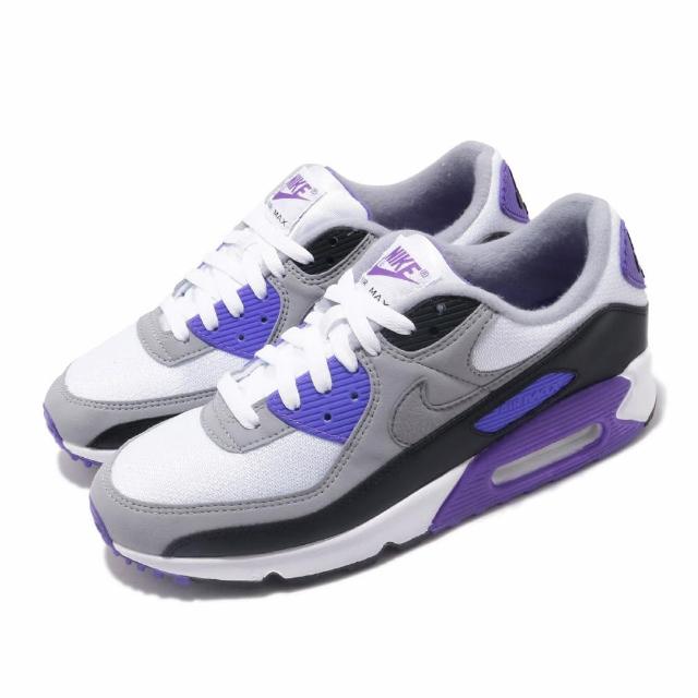 Nike 耐吉 休閒鞋air Max 90 運動男鞋經典款復刻氣墊舒適球鞋穿搭白紫