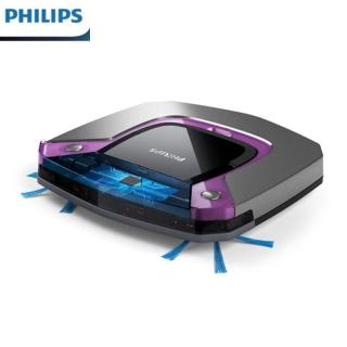 【Philips 飛利浦】超薄濕拖 智慧掃地機器人(FC8796/31)