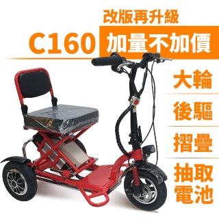 【Suniwin】尚耘國際折疊三輪電動車c160(迷你電動車/ 老年代步車/ 出遊代步車)