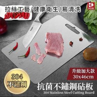 【ICR】德式食用級304不鏽鋼特大砧板(33*45CM)