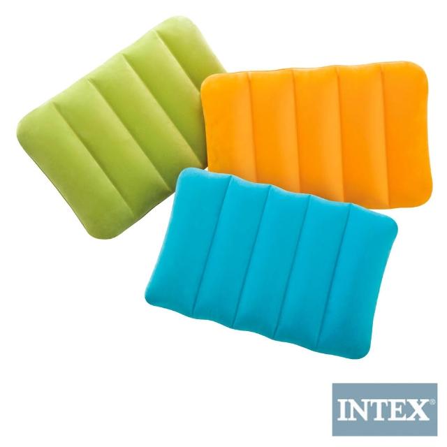 【INTEX】彩色充氣枕-3色隨機出貨(68676)