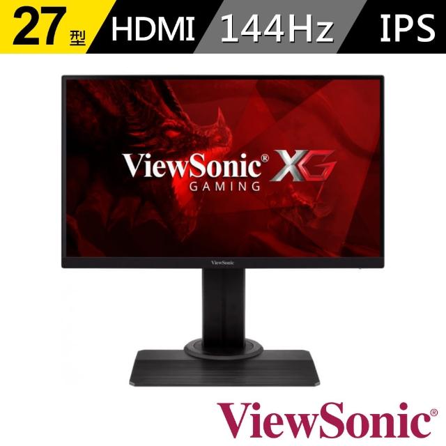 【ViewSonic 優派】XG2705 27型 144Hz IPS電競顯示器