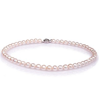 【小樂珠寶】8-8.5mm頂級粉色海水珠akoya日本珍珠項鍊(結婚指定款送日本珍珠耳環)