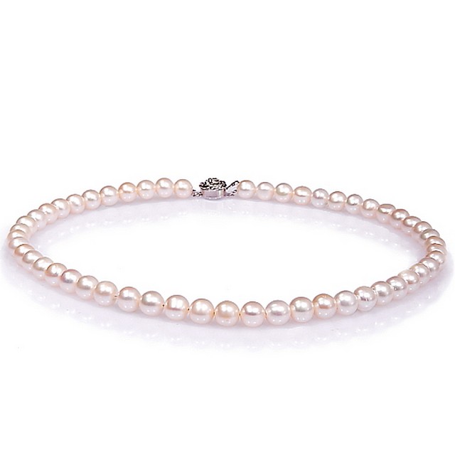 【小樂珠寶】8-8.5mm頂級粉色海水珠akoya日本珍珠項鍊(結婚指定款送日本珍珠耳環)