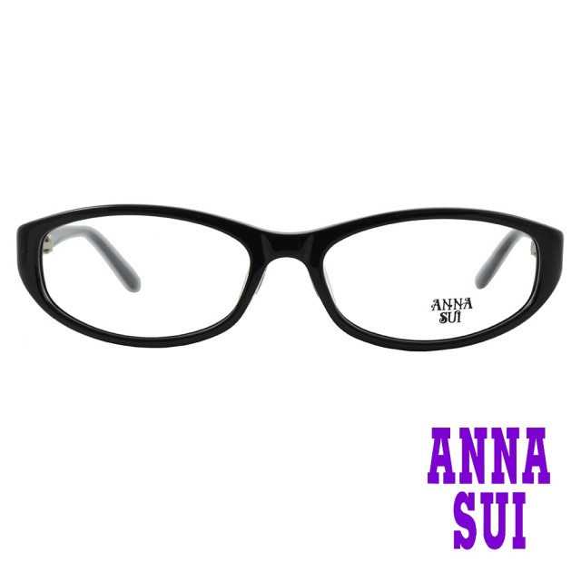 【ANNA SUI 安娜蘇】日系浪漫玫瑰造型光學眼鏡-黑(AS579-001)