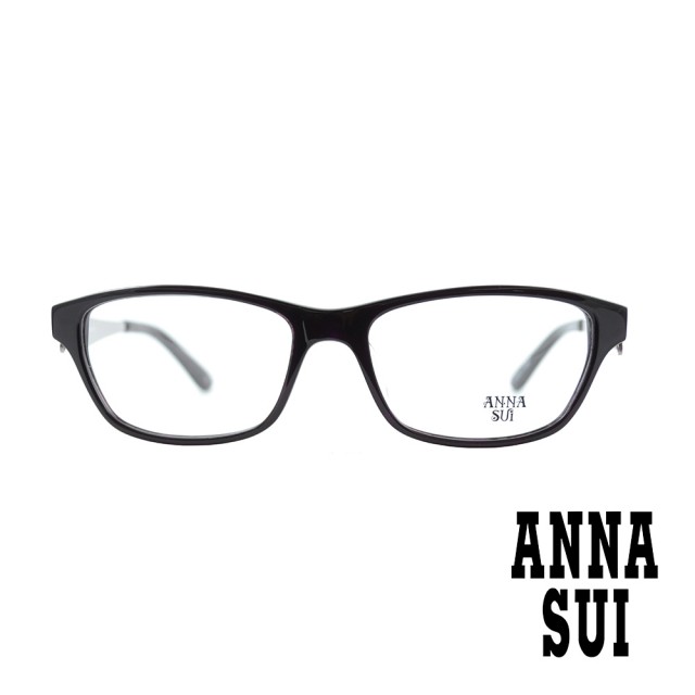 【ANNA SUI 安娜蘇】日系個性蝴蝶精雕造型光學眼鏡-黑/紫(AS537-785)