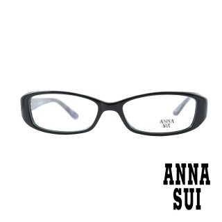 【ANNA SUI 安娜蘇】日系個性蝴蝶網紋造型光學眼鏡-黑/紫(AS538-006)