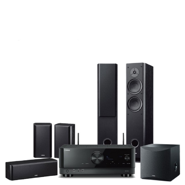 Yamaha 山葉 貝多芬5 1聲道家庭劇院組 Rx V6a Ns F160 Ns P160 Ns Sw050 Momo購物網