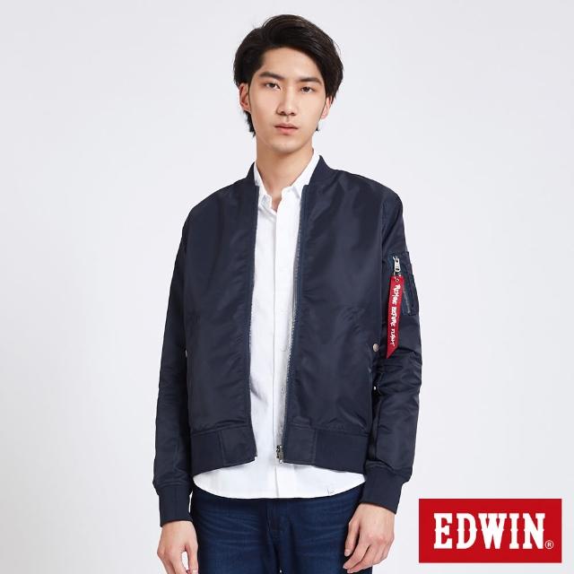 Edwin 雙面穿ma1迷彩外套 男款 丈青 Momo購物網