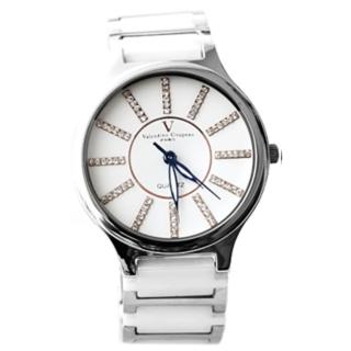 【范倫鐵諾˙古柏】專櫃華麗水鑽 精密陶瓷腕錶 禮物原廠公司貨
