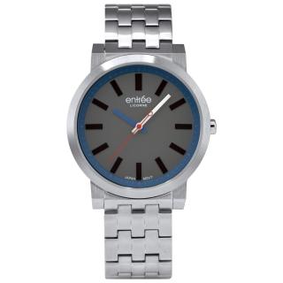 【LICORNE】entree 精選時光休閒腕錶-灰藍(LT026MWUI-N)