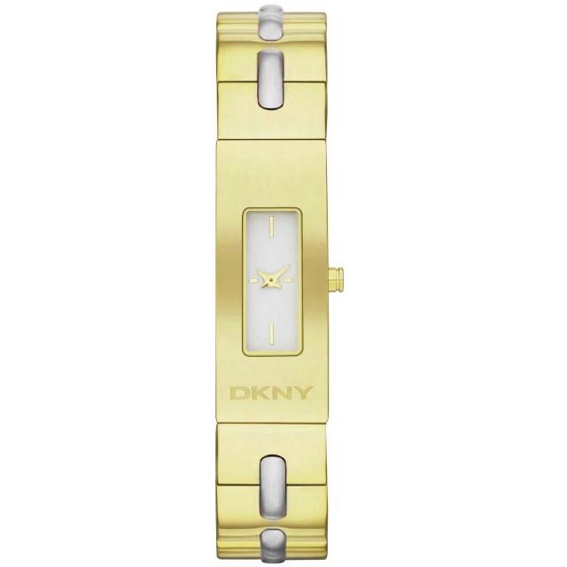 【DKNY】別緻風格時尚腕錶-金(NY2140)