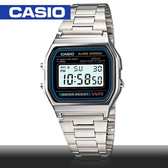 【CASIO 卡西歐】日系-復古風數字電子錶(A158WA)