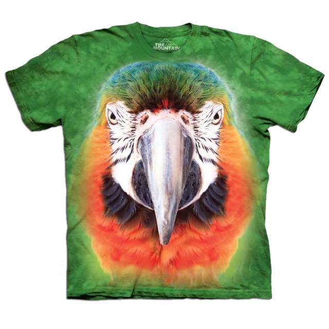 【摩達客】美國進口The Mountain 鸚鵡臉 設計T恤(現貨)