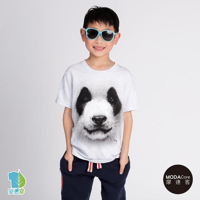 【摩達客-現貨】美國進口The Mountain 熊貓胖達臉 設計T恤(現貨)