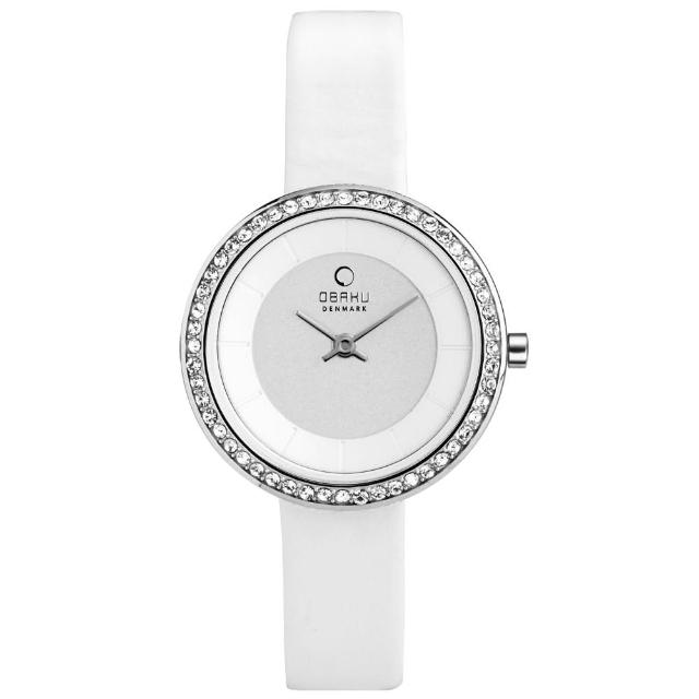 【OBAKU】雅悅媛式晶鑽時尚腕錶(V146LCIRW2)