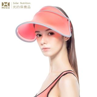 【HOII后益】伸縮艷陽帽 ★紅光(UPF50+抗UV防曬涼感先進光學機能布)