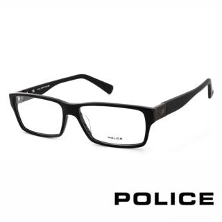 【POLICE】義大利警察都會款個性型男眼鏡(POV1772M0700 -黑)