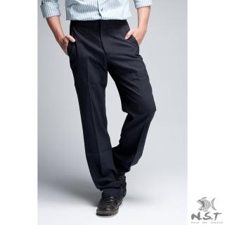 【NST Jeans】羊毛 熟男紳士系列 男無打摺西裝褲-中腰(390-2045)