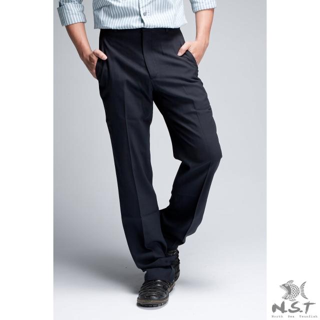 【NST Jeans】羊毛 熟男紳士系列 男無打摺西裝褲-中腰(390-2045)
