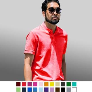 【男人幫】【男人幫】F0177＊台灣製基本款素面純棉短袖POLO衫(F0177)