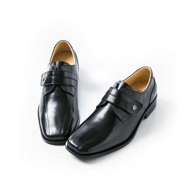 【ALAIN DELON】時尚名流百搭紳士皮鞋A16002(1色  黑色)