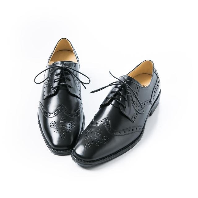 【ALAIN DELON】時尚名流百搭紳士皮鞋A16003(1色  黑色)