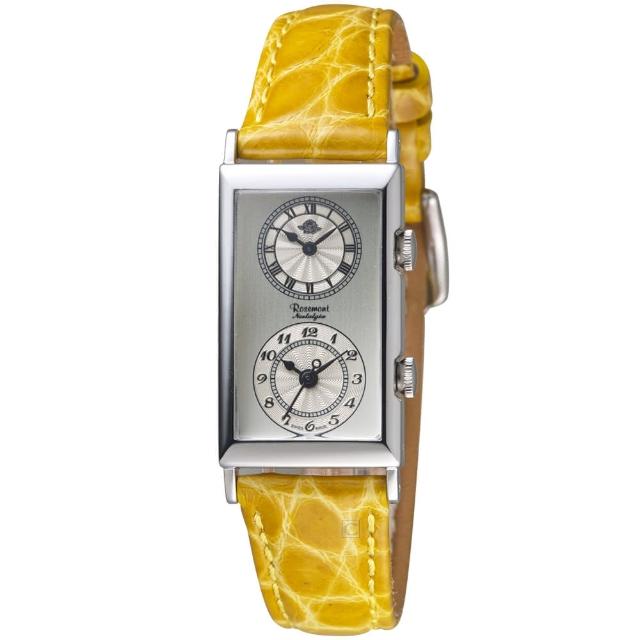 【玫瑰錶 Rosemont】雙時區典雅時尚腕錶   母親節(TN010-03-LMS)
