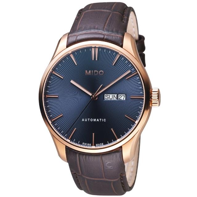 【MIDO美度 官方授權】BELLUNA II系列系列時尚紳士機械錶(M0246303604100)