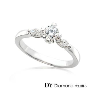 【DY Diamond 大亞鑽石】18K金 0.25克拉 花式鑽石完美女戒