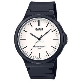 【CASIO 卡西歐】簡約指針休閒錶-羅馬白面(MW-240-7E)