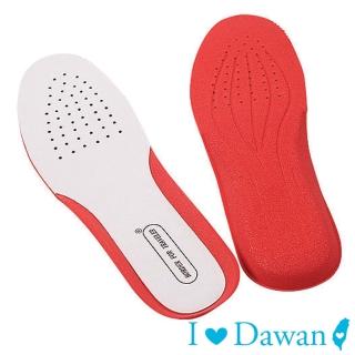 【IDAWAN 愛台灣】拼色真皮吸汗高品質運動鞋墊(2對入)
