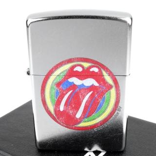 【Zippo】美系~Rolling Stones滾石樂團-標誌圖案設計打火機