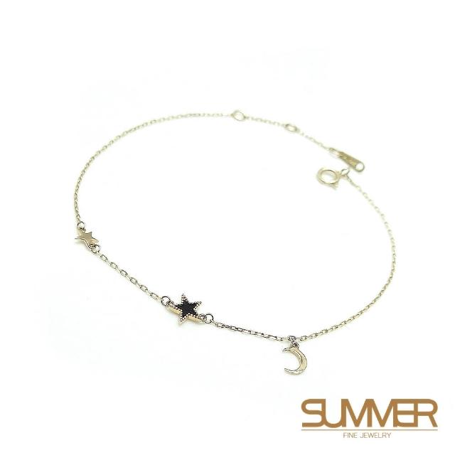 【SUMMER寶石】輕珠寶 優雅設計14K金 縞瑪瑙首鍊(KG108)