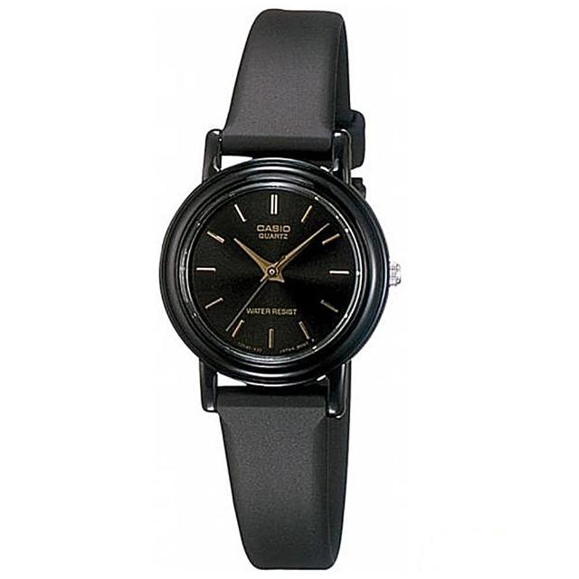 【CASIO 卡西歐】薄型輕巧學生指針錶-黑面(LQ-139EMV-1A)