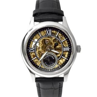【Valentino Coupeau】鏤空皮革機械錶