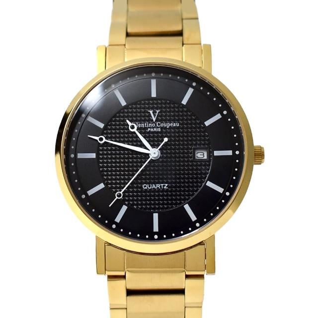 【Valentino Coupeau】金色不鏽鋼錶