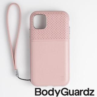 【BodyGuardz】iPhone 11 Pro Max Accent Duo(出色頂級真皮軍規殼 - 藕粉色)
