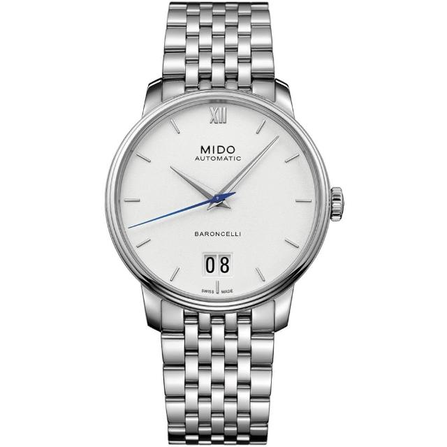 【MIDO 美度 官方授權】BARONCELLI永恆系列III經典機械腕錶(M0274261101800)