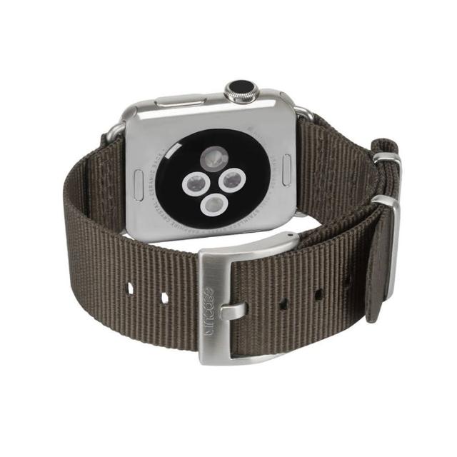 【Incase】Apple Watch 38 mm 尼龍錶帶(灰)