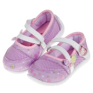 【布布童鞋】HelloKItty凱蒂貓春彩蝴蝶紫色透氣兒童休閒鞋(C9F805F)