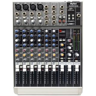 Hylex Hvr 802fx 類比混音器 Mixer 內置british Eq 極低噪訊麥克風前置放大 Momo購物網