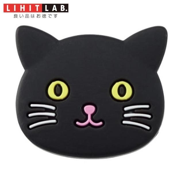 【LIHIT LAB】A-7725-3 黑貓造型磁鐵(2入)