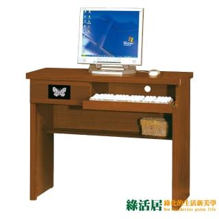 【綠活居】莉莉娜 時尚2.6尺木紋書桌/電腦桌(二色可選)