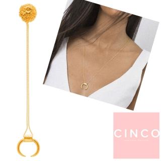 【CINCO】葡萄牙精品 CINCO Shout necklace 24K金新月項鍊 經典款(925純銀)
